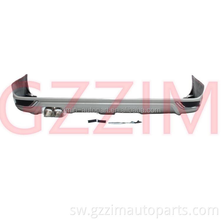 Sehemu za mbele na za nyuma za kuboresha vifaa vya mwili vya LC200 2012 - 2015